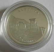 Canada 25 Cents 1992 125 Years Dominion Alberta Silver Proof