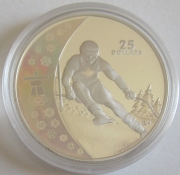 Canada 25 Dollars 2007 Olympics Vancouver Alpine Skiing...