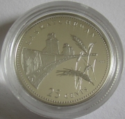 Kanada 25 Cents 1992 125 Jahre Dominion Saskatchewan PP
