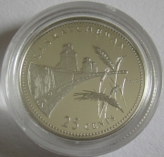 Canada 25 Cents 1992 125 Years Dominion Saskatchewan Silver Proof