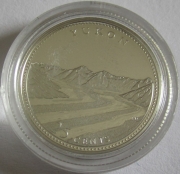 Kanada 25 Cents 1992 125 Jahre Dominion Yukon PP