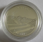 Canada 25 Cents 1992 125 Years Dominion Yukon Silver Proof