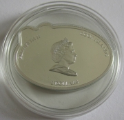 Cook Islands 5 Dollars 2006 Pope Benedict XVI Apostolic Journey to Bavaria Silver