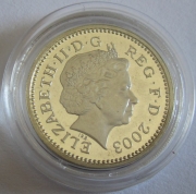 United Kingdom 1 Pound 2003 Royal Arms Silver Proof