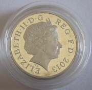 Großbritannien 1 Pound 2013 Königliches Wappen PP