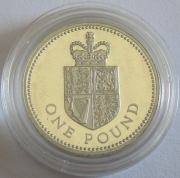 United Kingdom 1 Pound 2013 Crowned Royal Shield Silver Proof