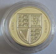 United Kingdom 1 Pound 2010 Royal Shield Silver Proof
