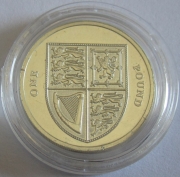 Großbritannien 1 Pound 2011 Wappenschild PP