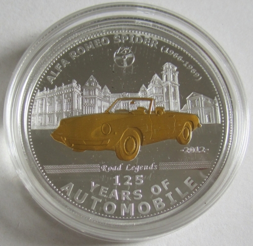 Palau 5 Dollars 2012 125 Jahre Automobil Alfa Romeo Spider