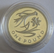 Großbritannien 1 Pound 2013 Wales Lauch &...