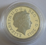 Großbritannien 1 Pound 2013 Wales Lauch &...