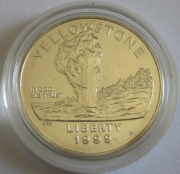 USA 1 Dollar 1999 125 Jahre Yellowstone National Park BU