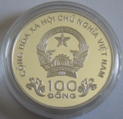 Vietnam 100 Dong 2000 Olympics Sydney Discus Throw Silver