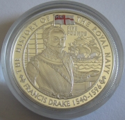 Jersey 5 Pounds 2003 Royal Navy Francis Drake