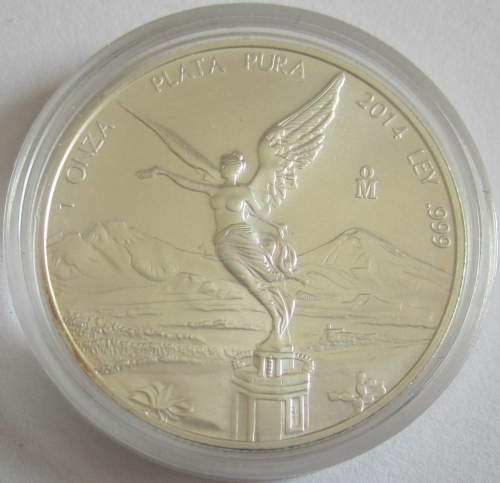 Mexico Libertad 1 Oz Silver 2014