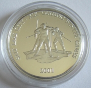 Mongolia 500 Togrog 2001 Olympics Salt Lake City Cross-Coutry Skiing Silver