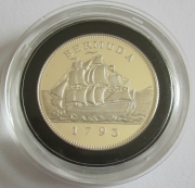 Bermuda 2 Dollars 1993 200 Jahre Ships Penny