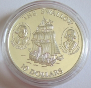 Salomonen 10 Dollars 1994 Schiffe HMS Swallow