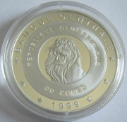 DR Congo 10 Francs 1999 Olympics Sydney Diving Silver