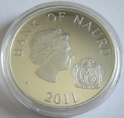Nauru 1 Dollar 2011 Königliche Hochzeit in Schweden