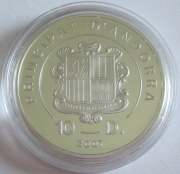 Andorra 10 Diners 2007 Olympics Beijing Gymnastics Silver