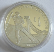 Mongolia 500 Togrog 2006 Olympics Turin Nordic Combined Silver