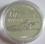 Frankreich 1,50 Euro 2005 Olympia Turin Biathlon (lose)
