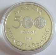 Ungarn 500 Forint 1986 Fußball-WM in Mexiko...