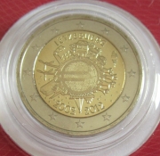 Luxemburg 2 Euro 2012 10 Jahre Euro BU