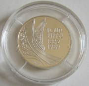 Frankreich 5 Francs 1989 100 Jahre Eiffelturm PP