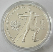 Poland 10 Zlotych 2006 Olympics Turin Figure Skating Silver