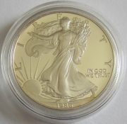 USA 1 Dollar 1986 American Silver Eagle PP (lose)