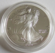 USA 1 Dollar 1989 American Silver Eagle PP (lose)