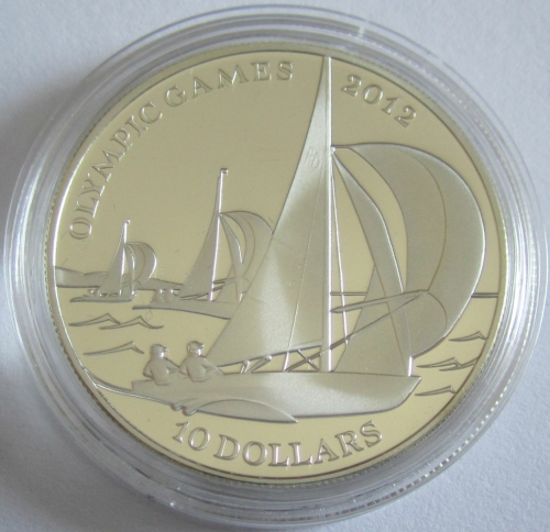 Cook-Inseln 10 Dollars 2009 Olympia London Segeln