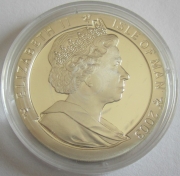 Isle of Man 1 Crown 2003 Olympics Athens Cycling Silver