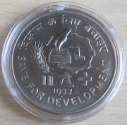 Indien 10 Rupees 1977 FAO Spareinlagen