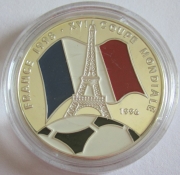Kongo 1000 Francs 1996 Fußball-WM in Frankreich...