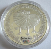 Australia 5 Dollars 2000 Olympics Sydney Frilled-Necked...