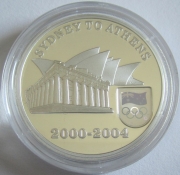 Australien 5 Dollars 2004 Olympia Athen Handover