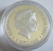 Australia 5 Dollars 2004 Olympics Athens Handover Silver