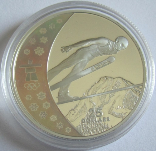 Kanada 25 Dollars 2009 Olympia Vancouver Skispringen (lose)