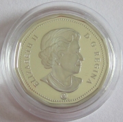 Kanada 1 Dollar 2008 Lucky Loonie PP (lose)