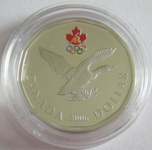 Canada 1 Dollar 2006 Lucky Loonie Silver Proof