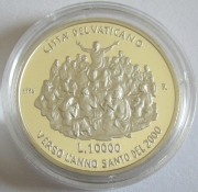 Vatikan 2 x 10000 Lire 1996 Heiliges Jahr