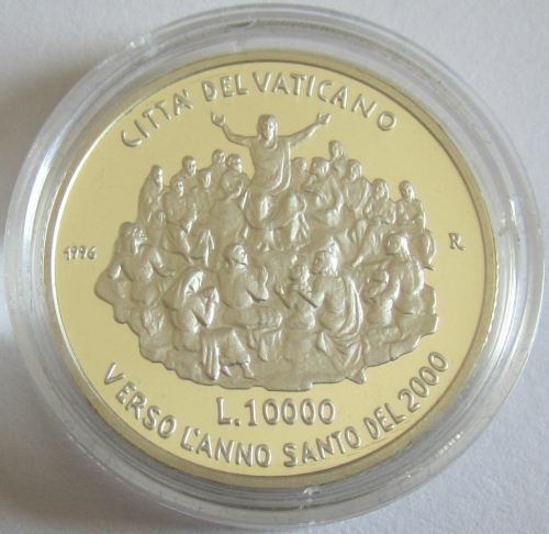 Vatican 10000 Lire 1996 Holy Year Jesus the Teacher Silver