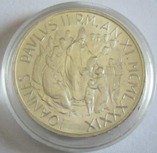 Vatikan 1000 Lire 1989 Papst Johannes Paul II.