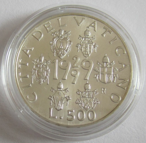 Vatikan 500 Lire 1999 70 Jahre Vatikanstaat BU (lose)