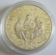 Vatican 2000 Lire 2000 Millennium Holy Door Silver BU