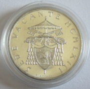 Vatican 500 Lire 1963 Sede Vacante Silver