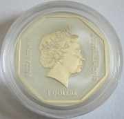 Australia 1 Dollar 2013 Road Sign Kangaroo 1 Oz Silver